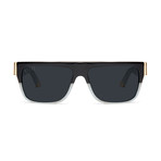 Unisex 22 Sunglasses // Black + White Marble