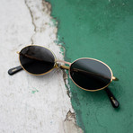 Unisex 40 Sunglasses // Gold + Black