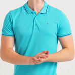 Slim Fit Polo T-Shirt // Blue (M)