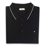 Slim Fit Polo T-Shirt // Black (L)