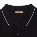 Slim Fit Polo T-Shirt // Black (L)