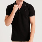 Slim Fit Polo T-Shirt // Black (S)