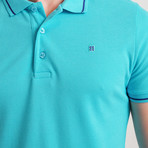 Slim Fit Polo T-Shirt // Blue (2XL)