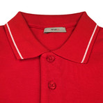 Slim Fit Polo T-Shirt // Red (M)