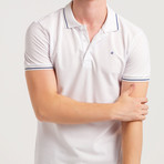 Slim Fit Polo T-Shirt // White (XL)