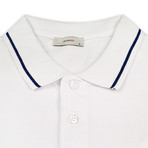 Slim Fit Polo T-Shirt // White (M)