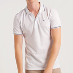 Slim Fit Polo T-Shirt // White (L)