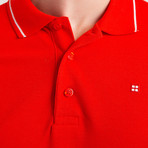 Slim Fit Polo T-Shirt // Red (XL)