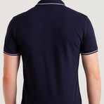 Slim Fit Polo T-Shirt // Navy Blue (XL)
