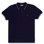 Slim Fit Polo T-Shirt // Navy Blue (L)