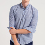 Eusebio Slim Fit Shirt // Blue (L)