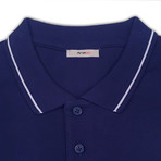 Slim Fit Polo T-Shirt // Indigo (2XL)