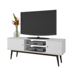 Clay TV Stand (White + Yellow)