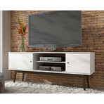 Clay TV Stand (White + Yellow)