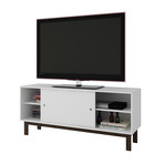 Elm TV Stand (White + Yellow)