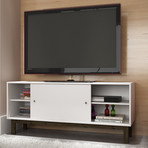 Elm TV Stand (White + Yellow)