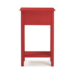 Atlas End Table (Red Wash)