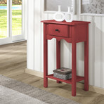 Atlas End Table (Red Wash)