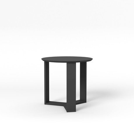 Denver 2.0 Accent Side End Table (White Gloss)