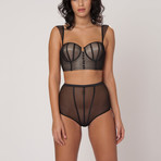 Majestic Bustier // Black (32B)