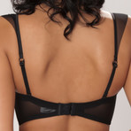 Majestic Non Push-Up Bustier // Black (32B)