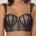 Majestic Bustier // Black (32B)