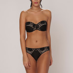 Korint Strapless Bra // Black (34B)