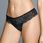 Gilda String Panty // Black (S)