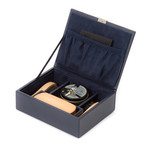 Shoe Shine Kit (Navy)