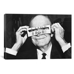 Eisenhower Tries On Funny Glasses