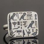 Egypt Ring + flat top + Hieroglyphics (12)