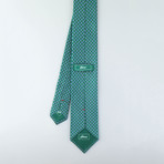 Brioni // Edison Silk Tie // Green