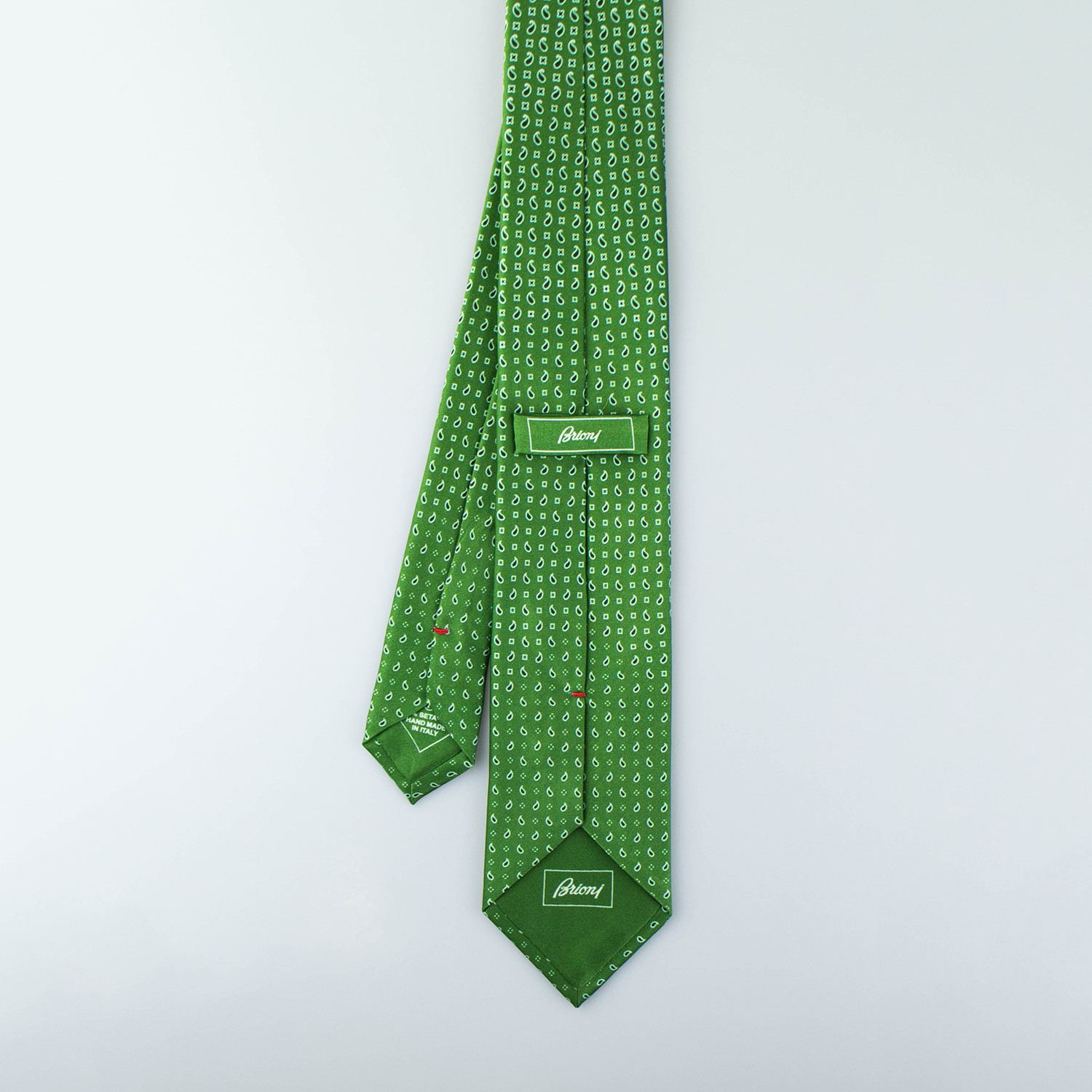 Brioni Men's Silk Tie 85 // Green - Brioni - Touch of Modern
