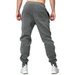 Vertical Joggers // Anthracite + White (M)