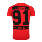 Long 91 T-Shirt II // Red (S)