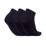 Mistral // Unisex No Show Basic Socks // Set Of 3 (White)