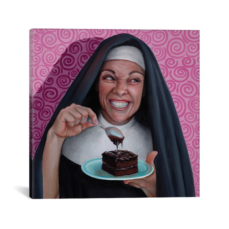 Sister Doris And The Devil's Food (18"W x 18"H x 0.75"D)