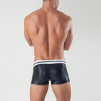 Tie String Swimming Boxers // Black (M)