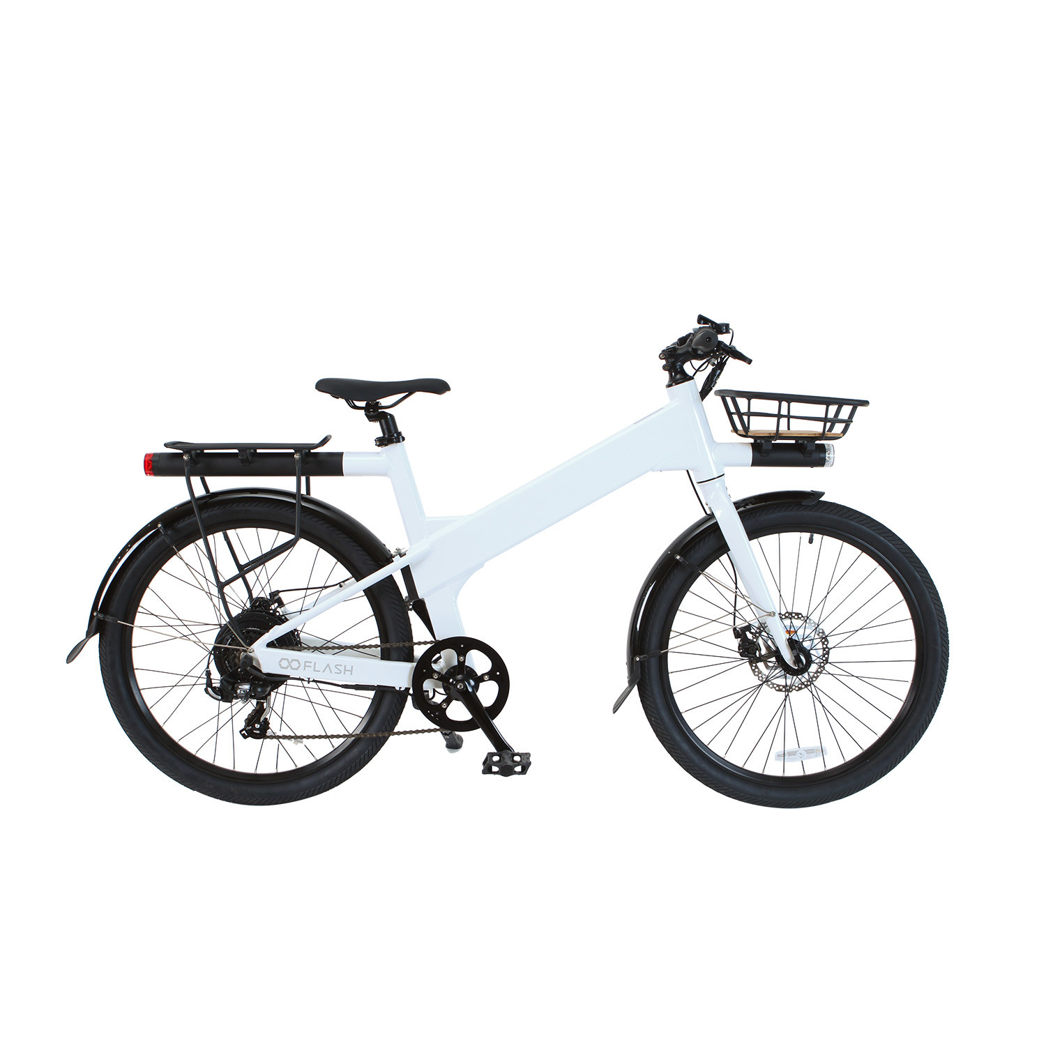 Flash v1 Commuter Deluxe Electric Bike (Charcoal) - Flash Bike - Touch