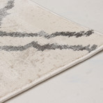 Bali Polyester // Ivory (5'1"W x 7'L)