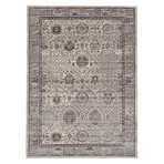 Velvet // Light Grey (5'2"W x 7'2"L)