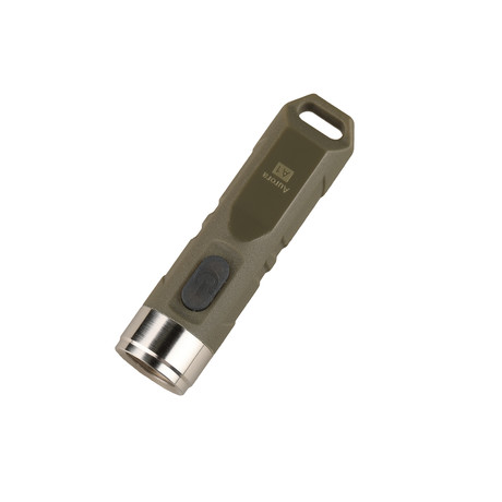 A1 550 Lumens USB Rechargeable Keychain Flashlight // Army Green