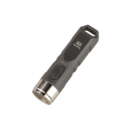 A1 550 Lumens USB Rechargeable Keychain Flashlight // Gray