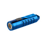 A2 Stainless steel 550 Lumens USB Rechargeable Keychain Flashlight (PVD Blue)