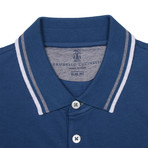 Slim Fit Polo Shirt // Blue (XS)