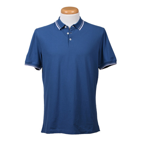 Slim Fit Polo Shirt // Blue (XS)