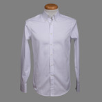 Italian Fit Long Sleeve Shirt // White (S)
