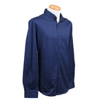 Leisure Fit Long Sleeve Shirt I // Blue (XL)