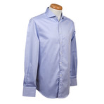 Slim Fit Long Sleeve Shirt // Blue (XL)