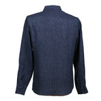 Leisure Fit Long Sleeve Shirt IV // Blue (XS)